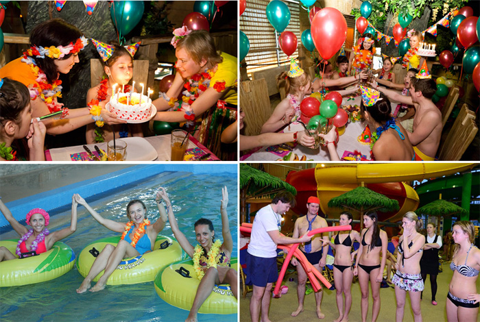 Можно отметить что в данном. Развлечения для детей 12 лет. Детский день рождения в бассейне. День рождение в КВА КВА парке. Устроить день рождения в аквапарке.